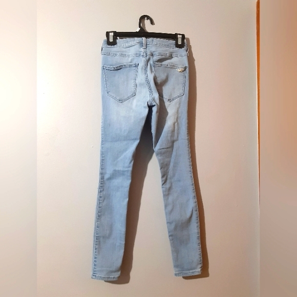 Hollister Women's Jeans High Rise Jeab Legging Stretch Blue Size 3S 26W 26L - Picture 4 of 6
